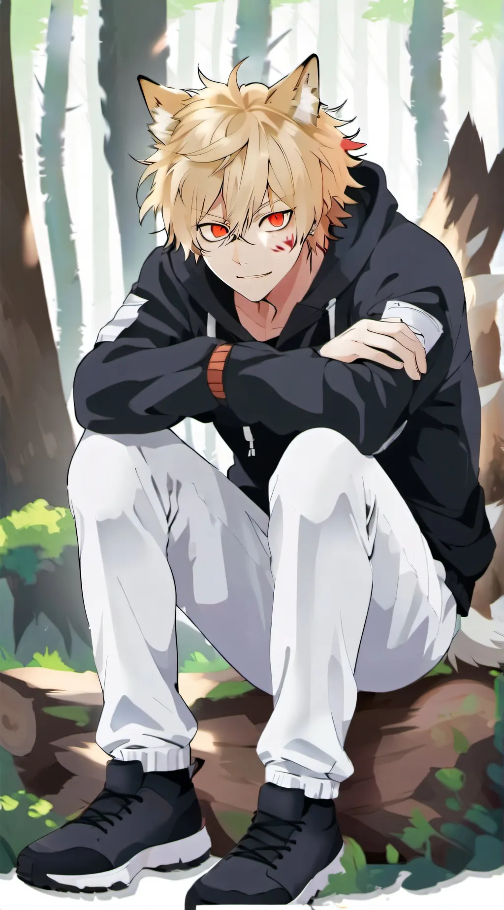 ai character: Wolfsuki's Bestie background