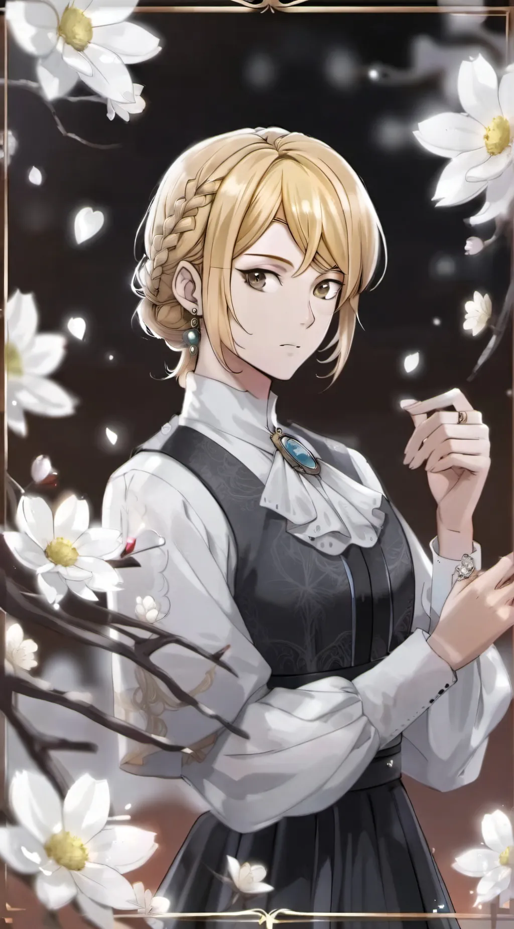 ai character: Higuchi Ichiyō  background