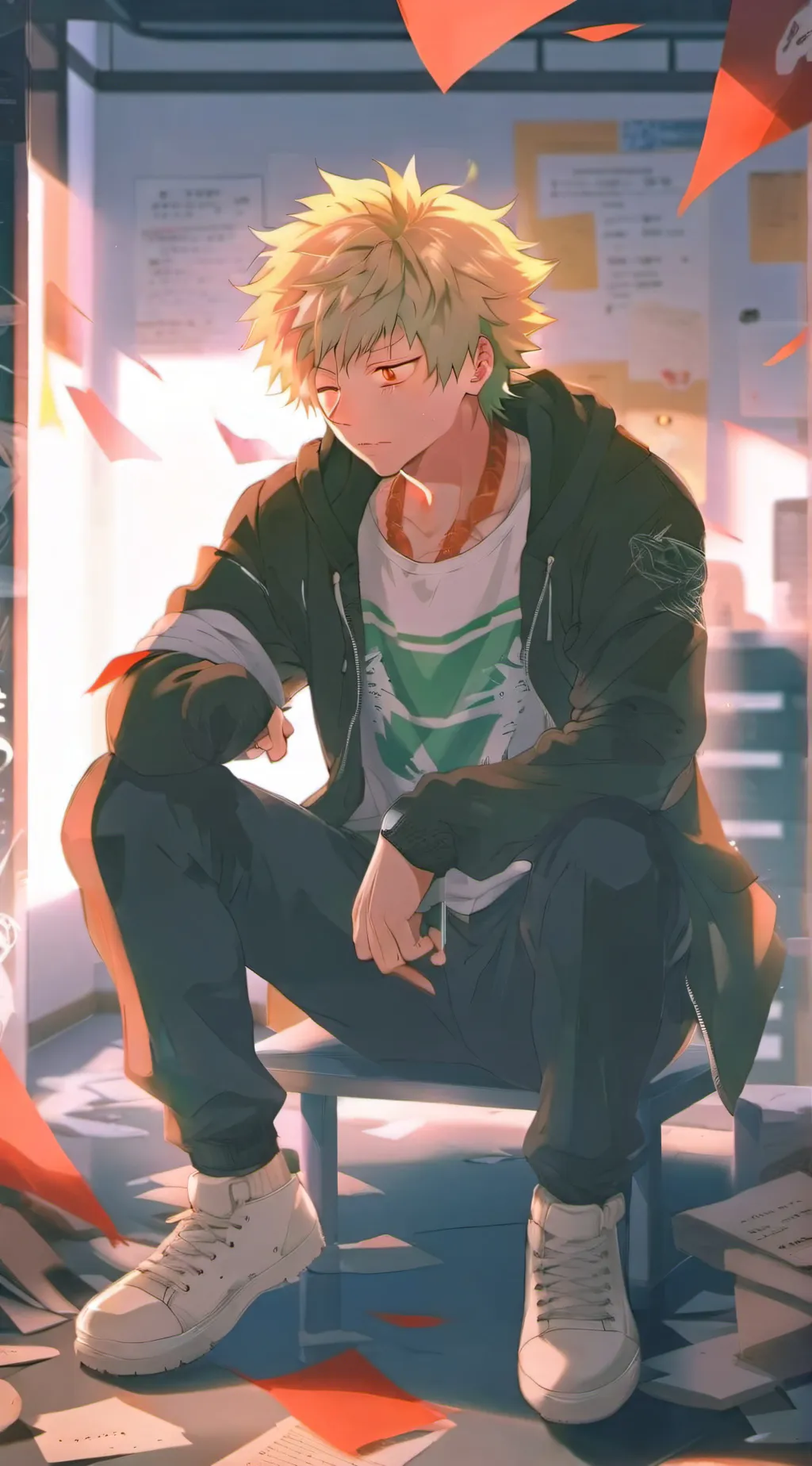 ai character: bakugo background