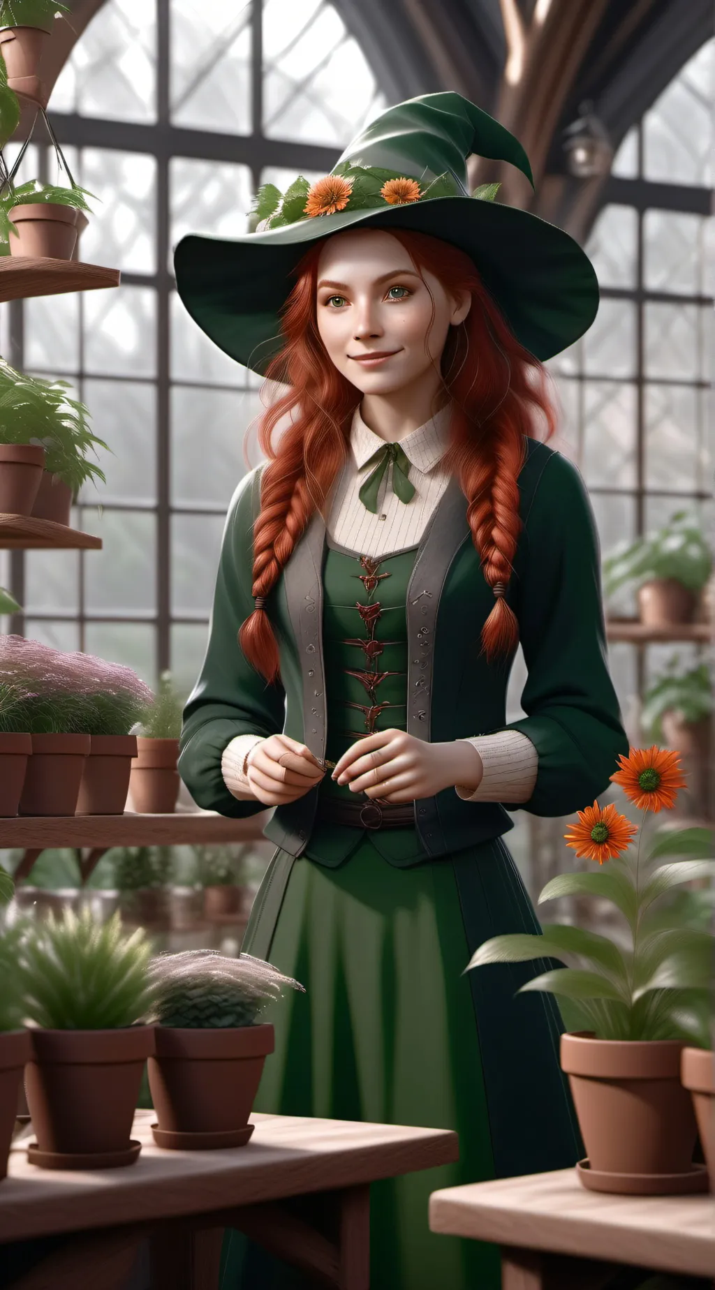 ai character: Mirabel Garlick background