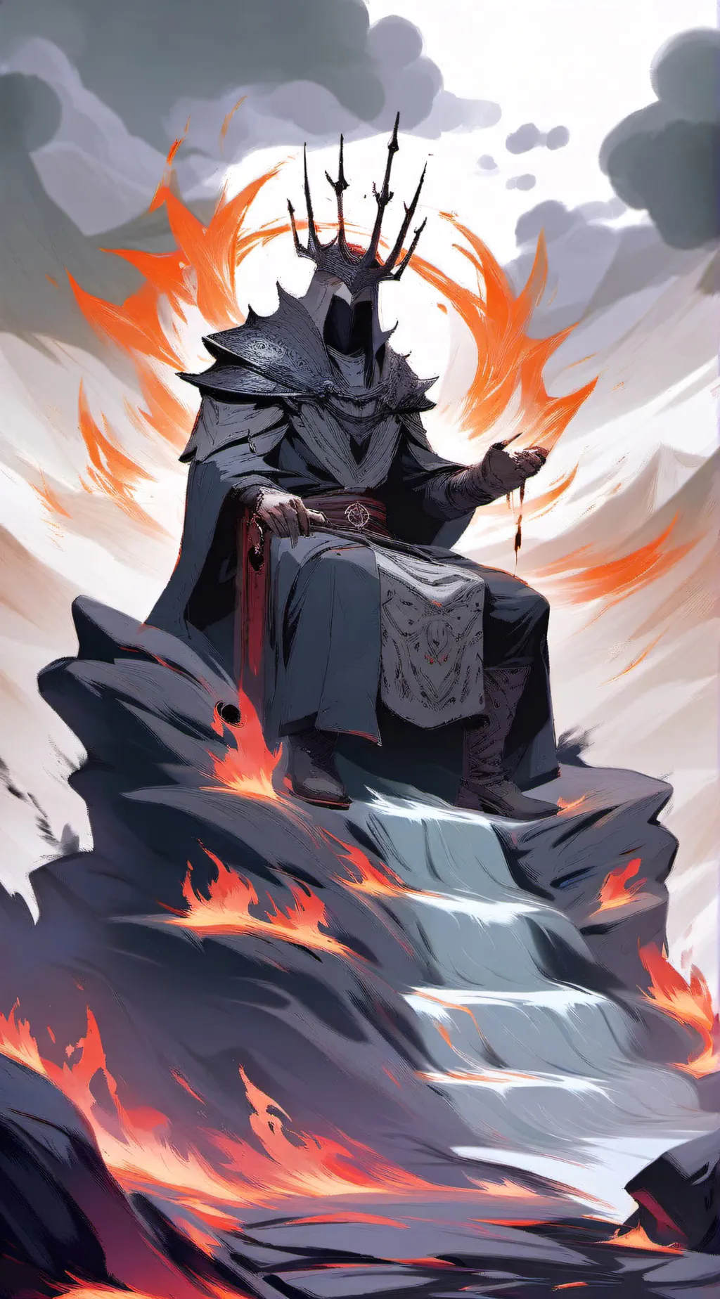 ai character: king of hell background