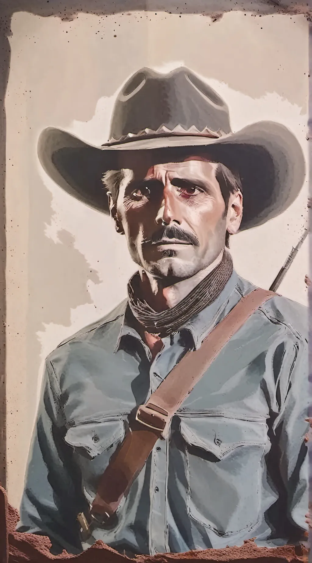 ai character:  wild West rpg background