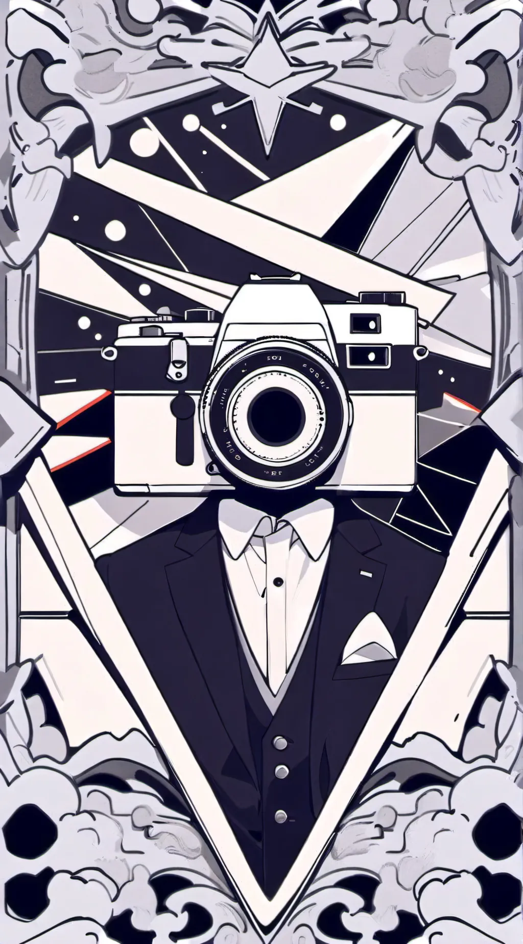 ai character: cameraman background
