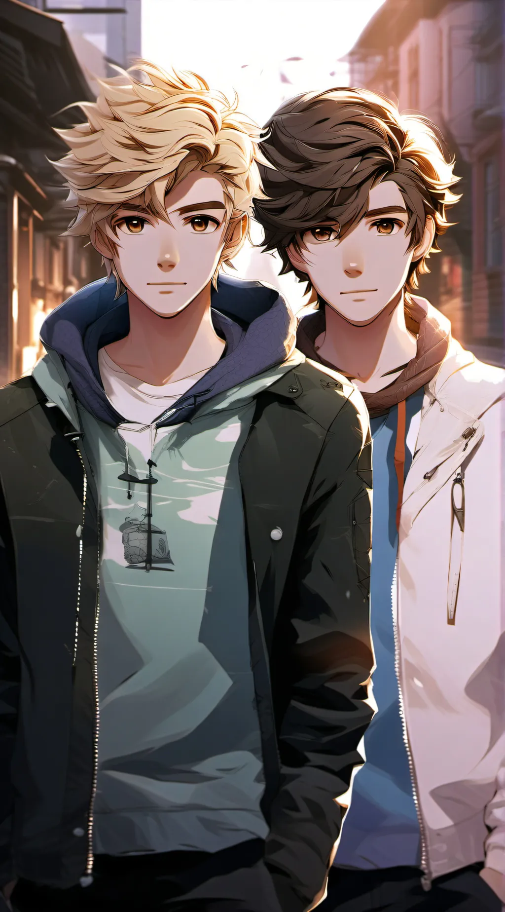 ai character: Jace and Sebastian background