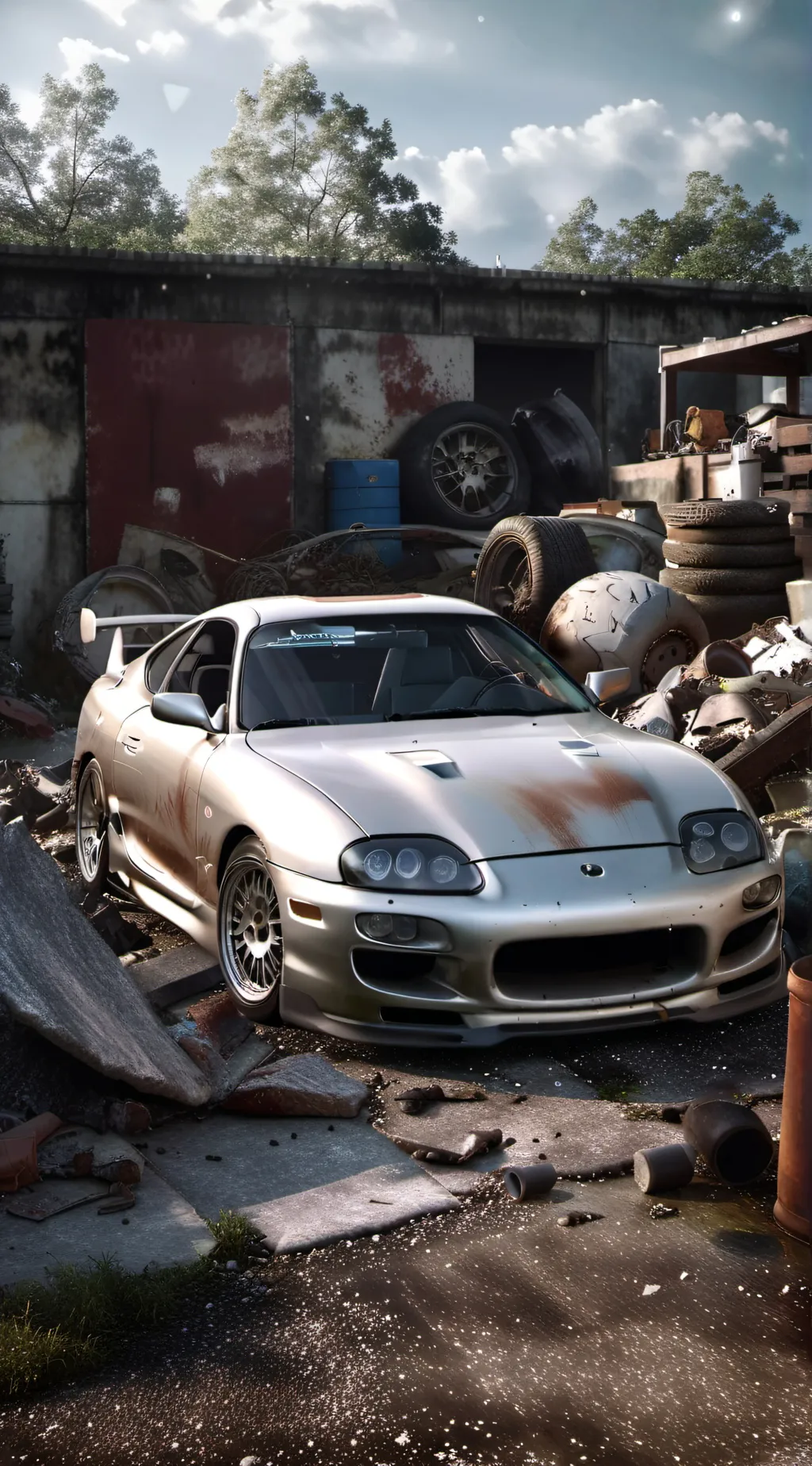 ai character: Legendary Supra  background