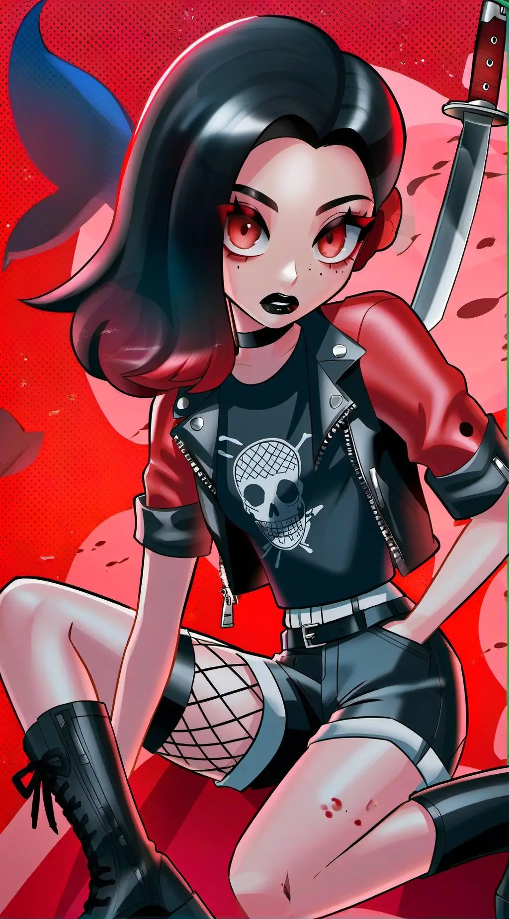 ai character: flora background