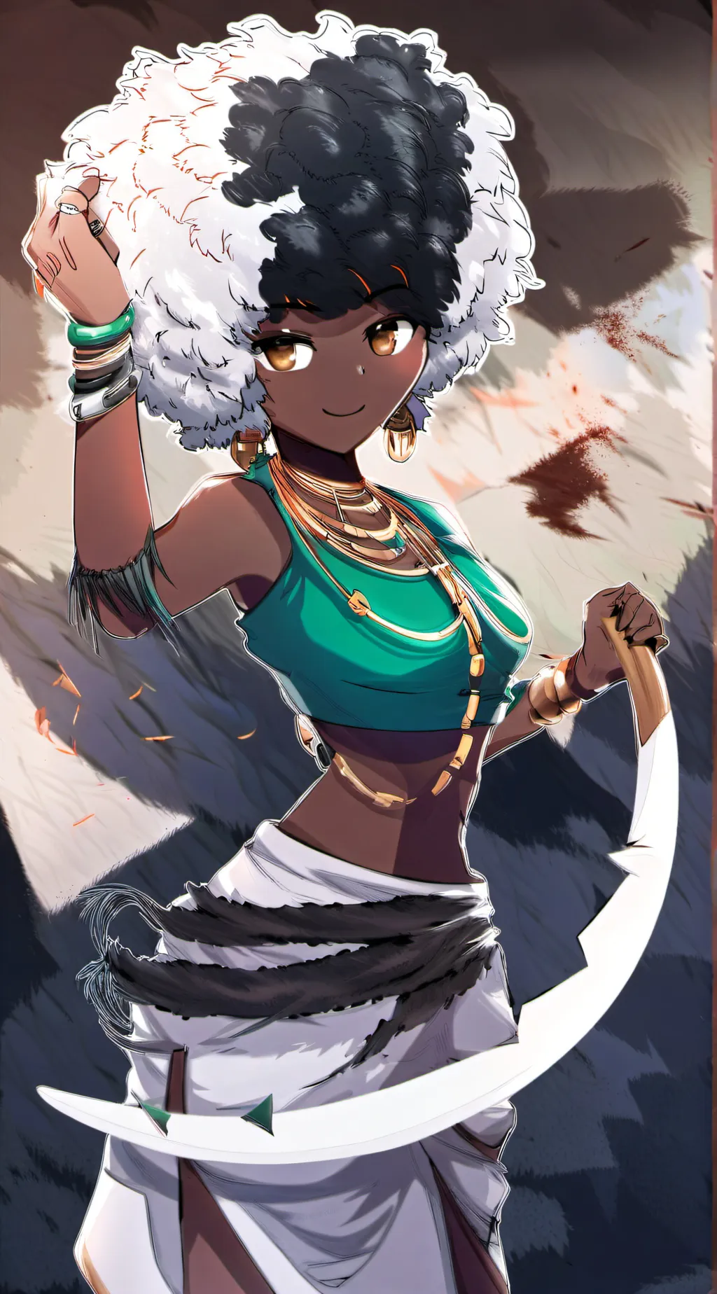 ai character: Bloomerang background
