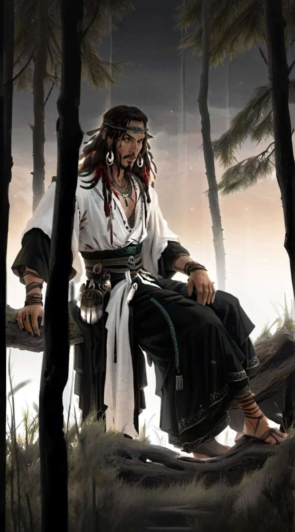 ai character: jack sparrow*dad* background