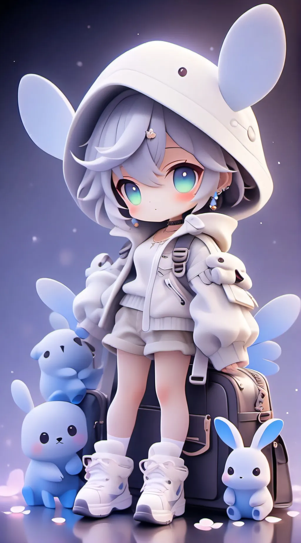 ai character: Squiggle toes background