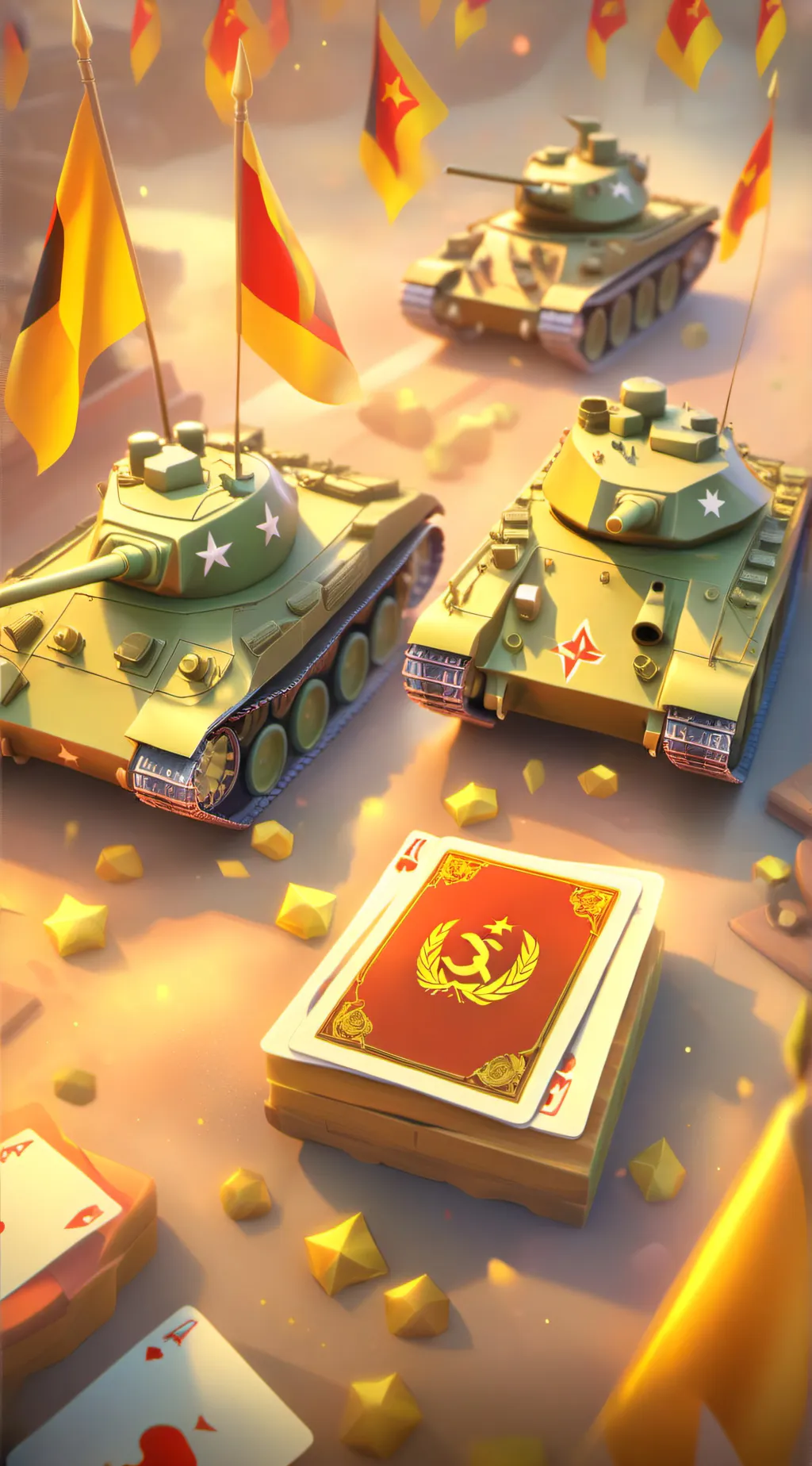 ai character: Tanks are playing  background
