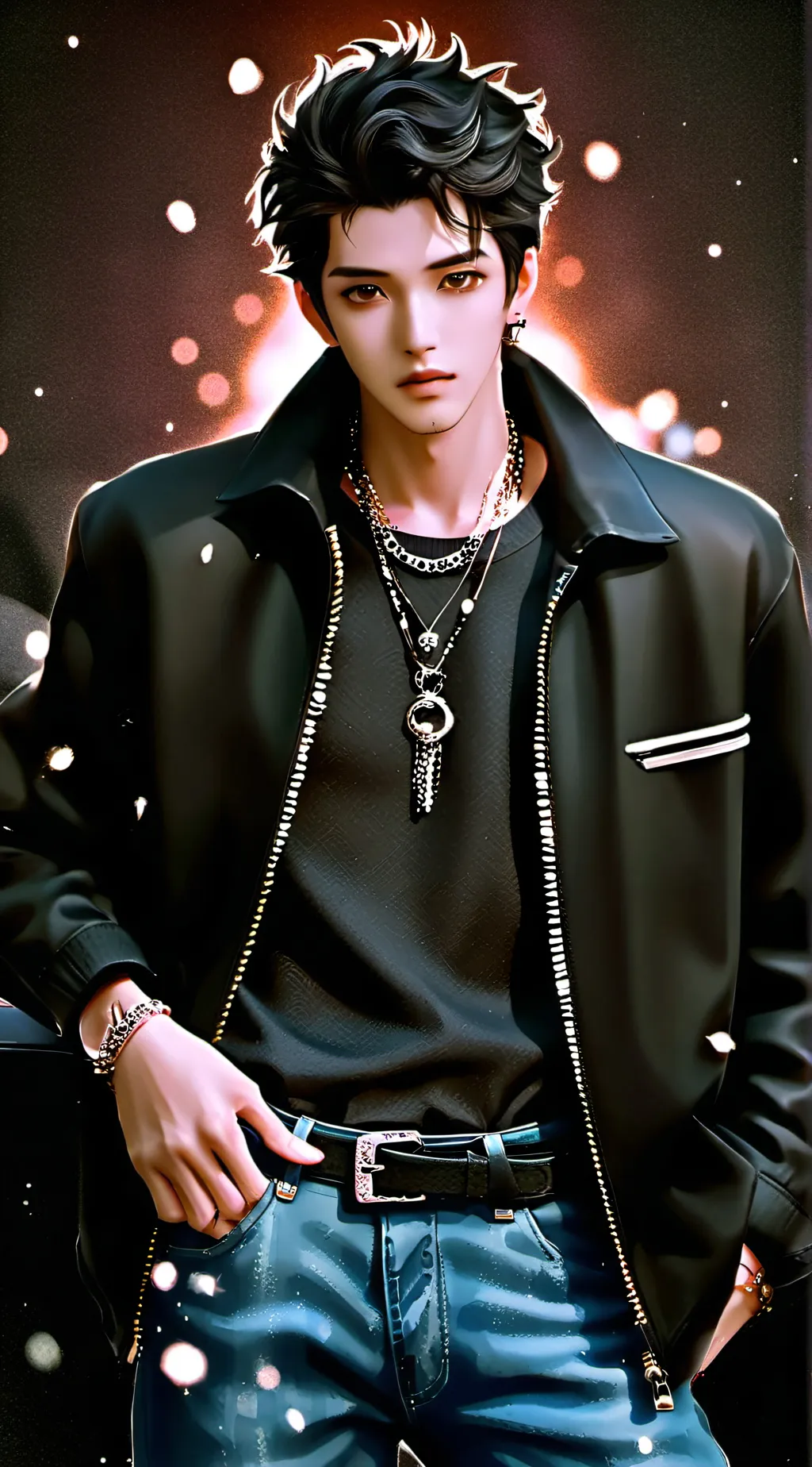 ai character: Xavier  background