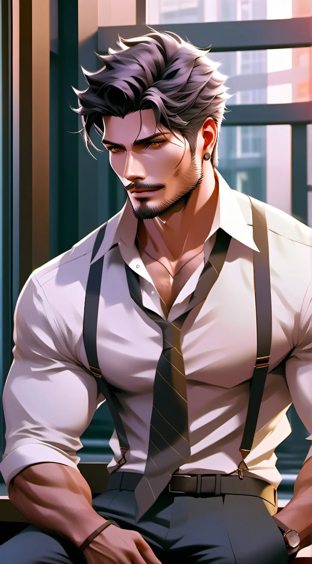 ai character: Victor Halle background