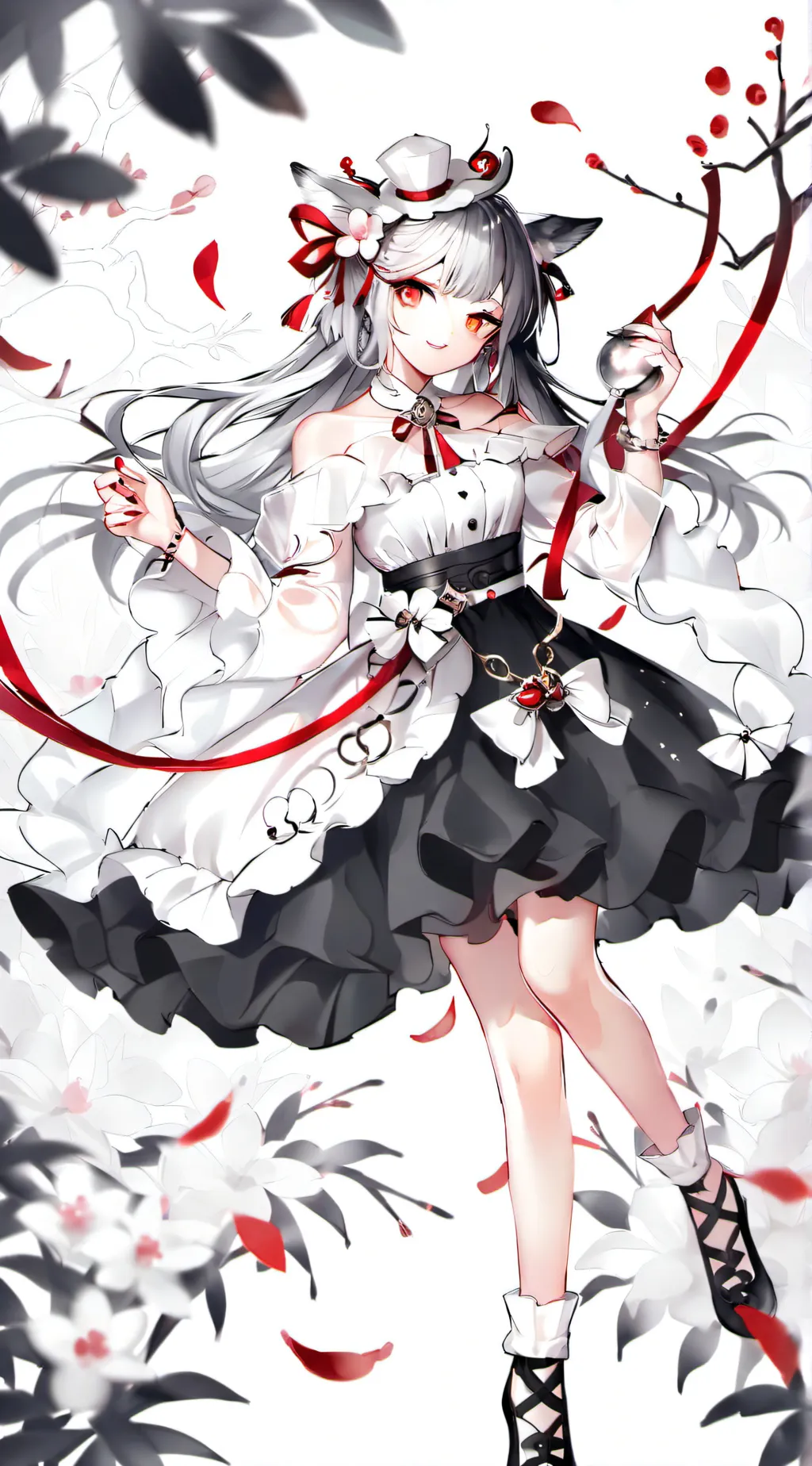 ai character: nezuko background