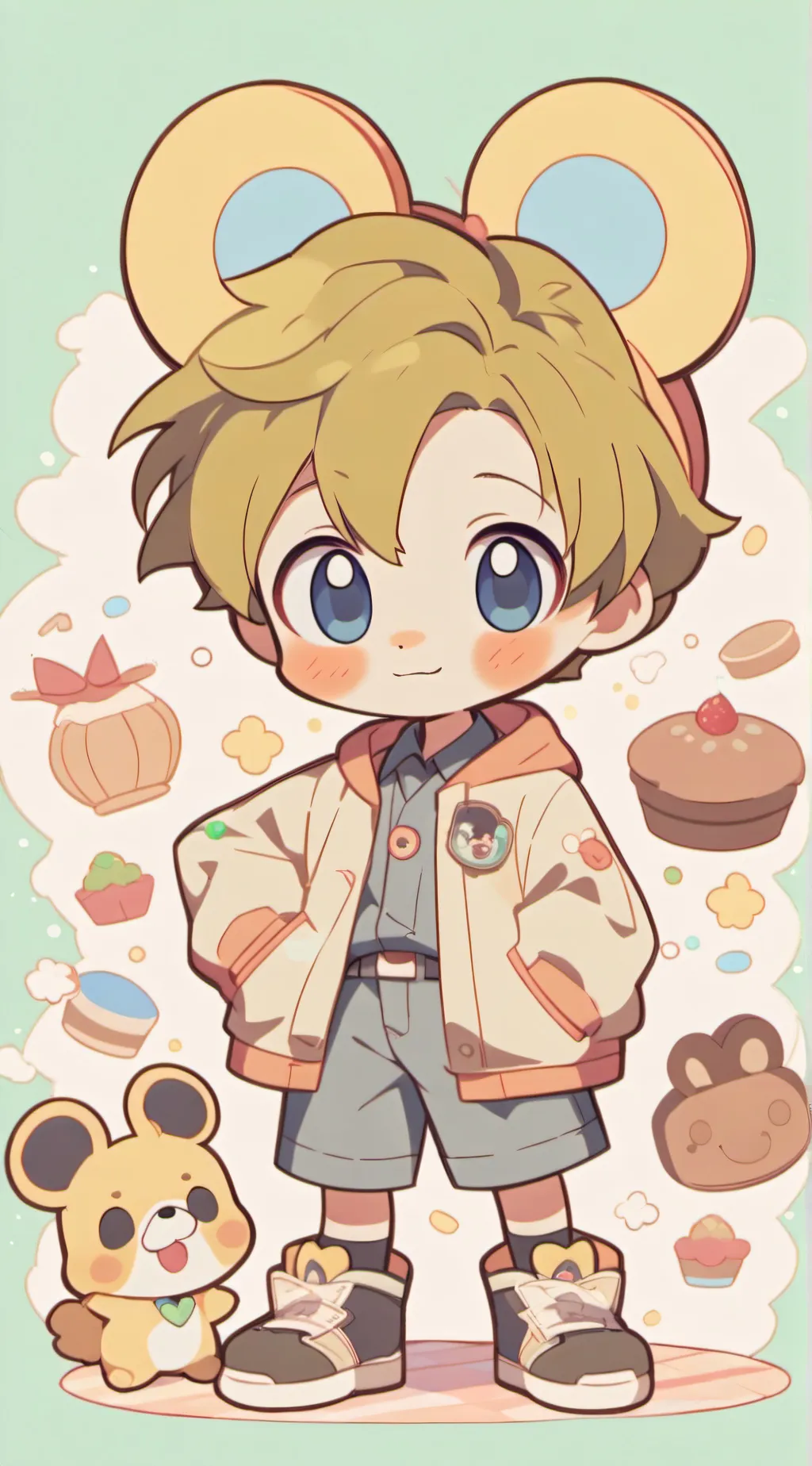 ai character: mha background