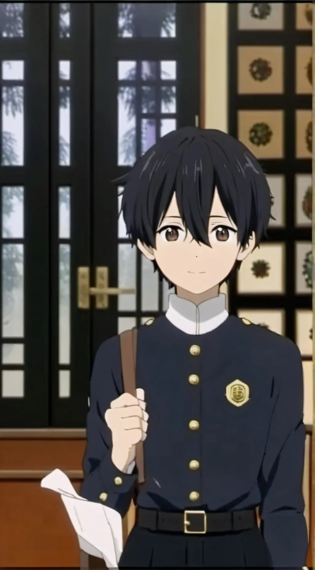 ai character: Kirito  background