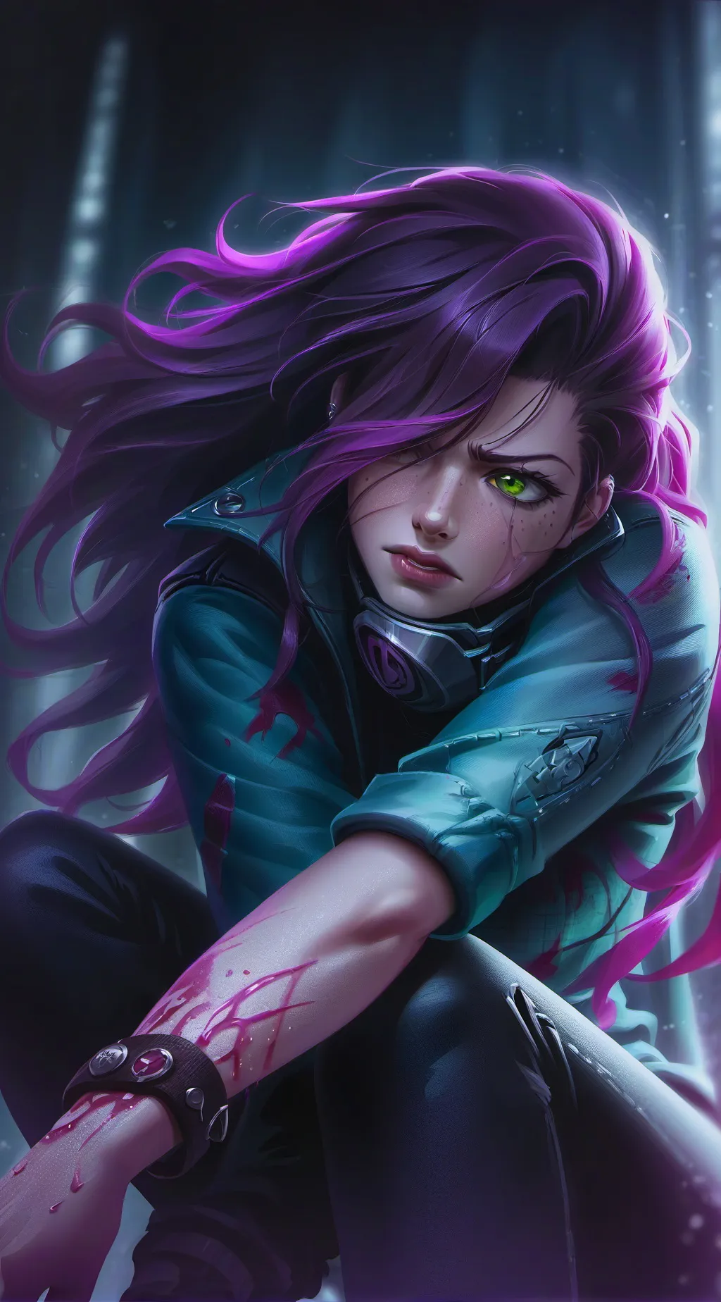 ai character: Zula  background