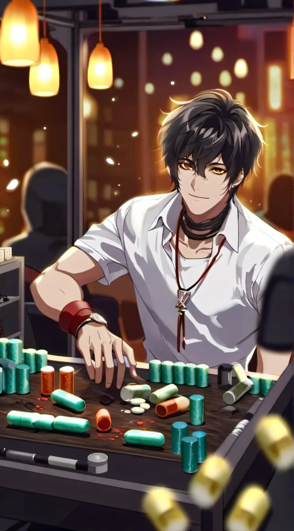 ai character: Daniel  background
