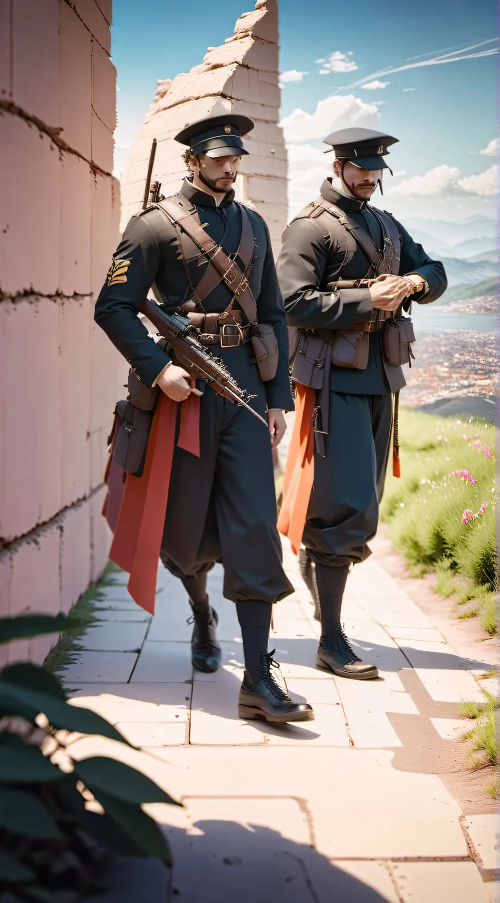 ai character: Arnold and Kevin background