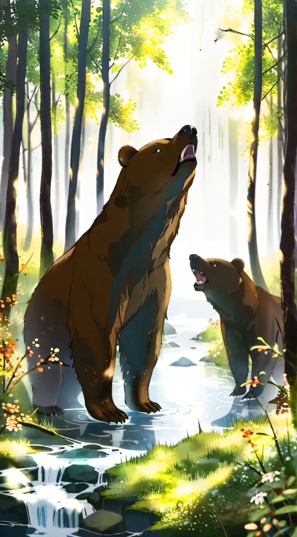 ai character: Bears!<3 background
