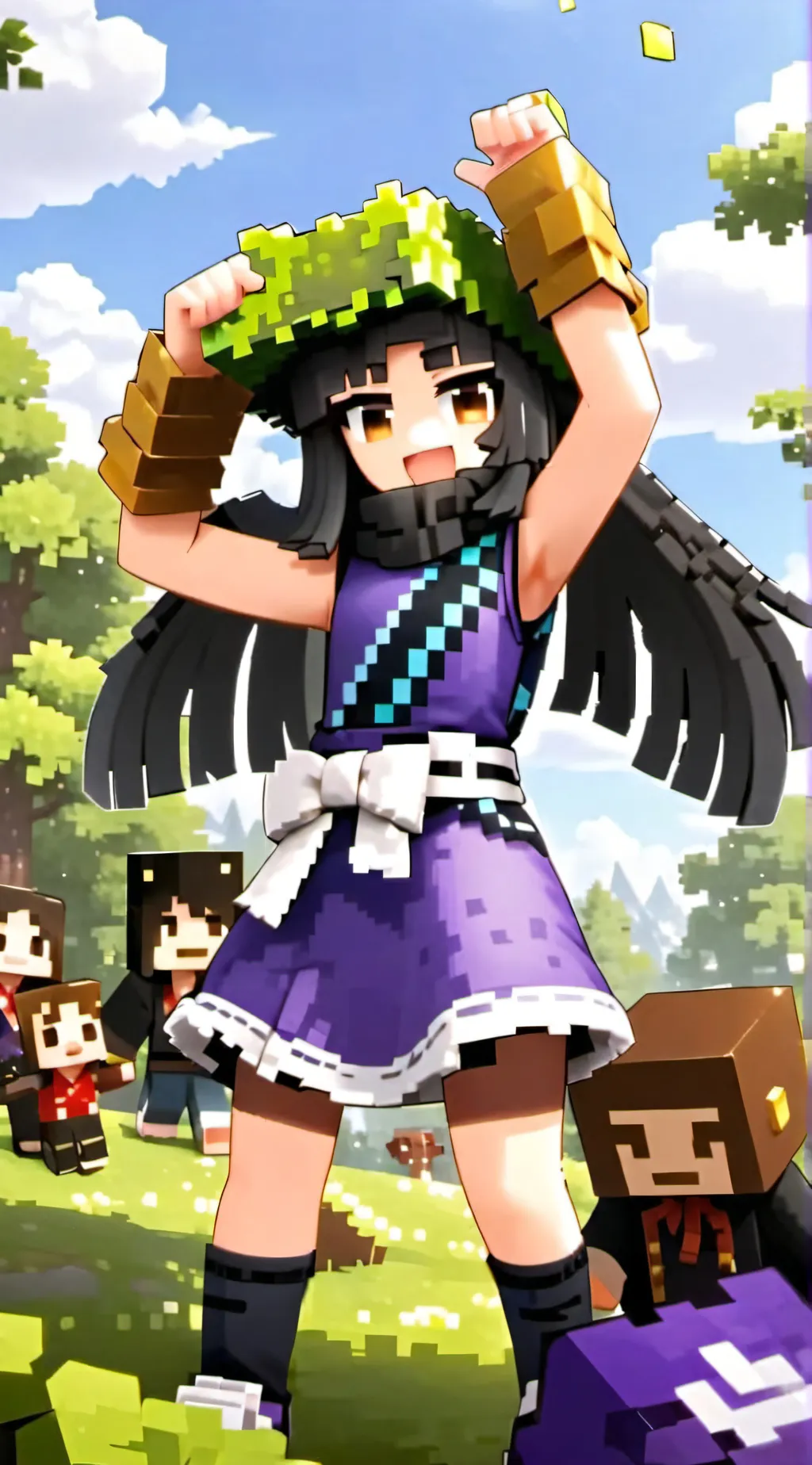 ai character: aphmau  background