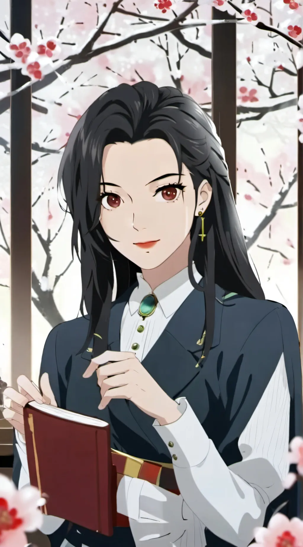 ai character: Asami Sato background