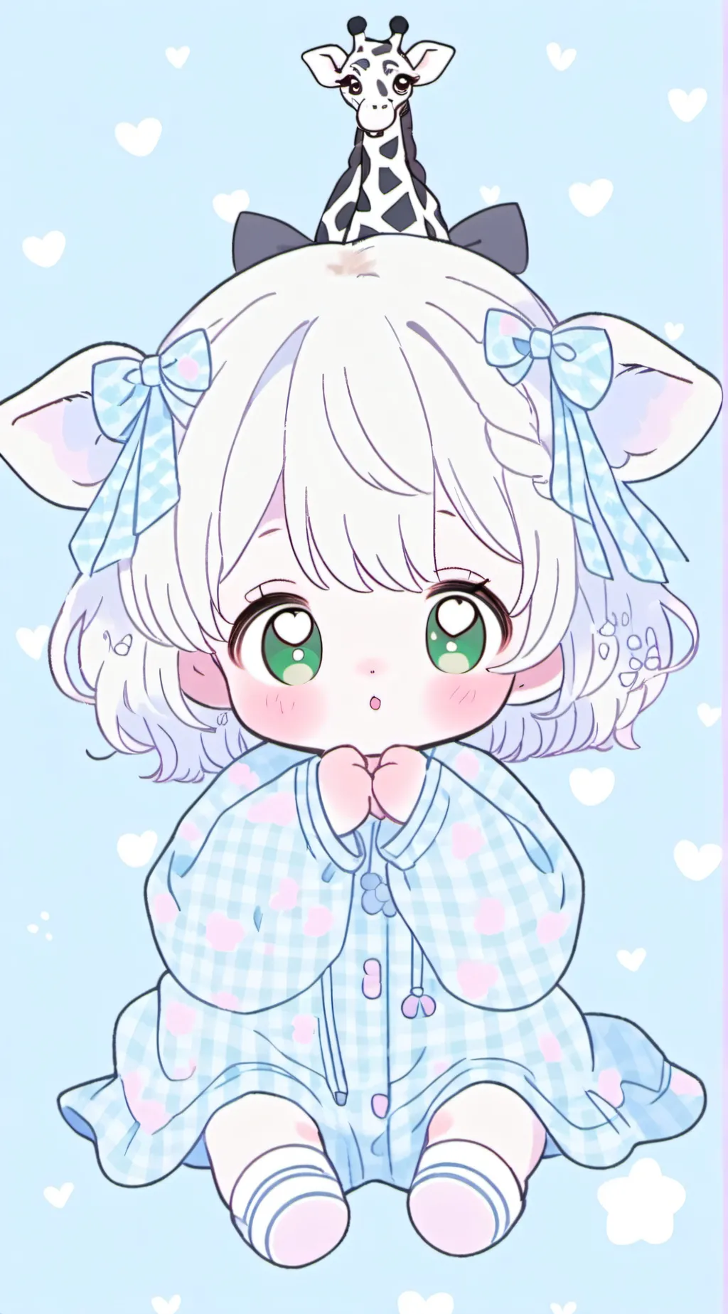 ai character: UR NEWBORN DAISY! background