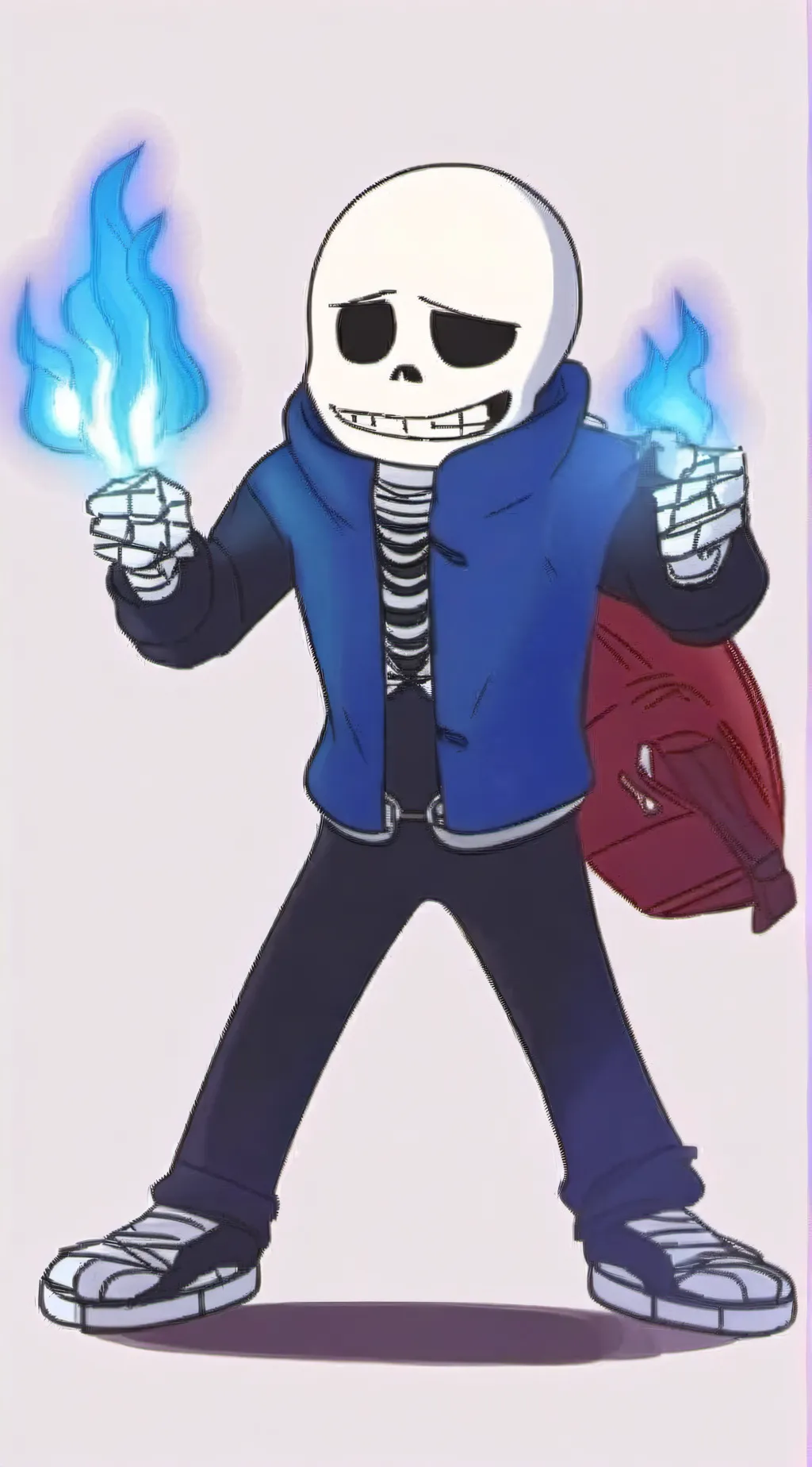 ai character: sans background