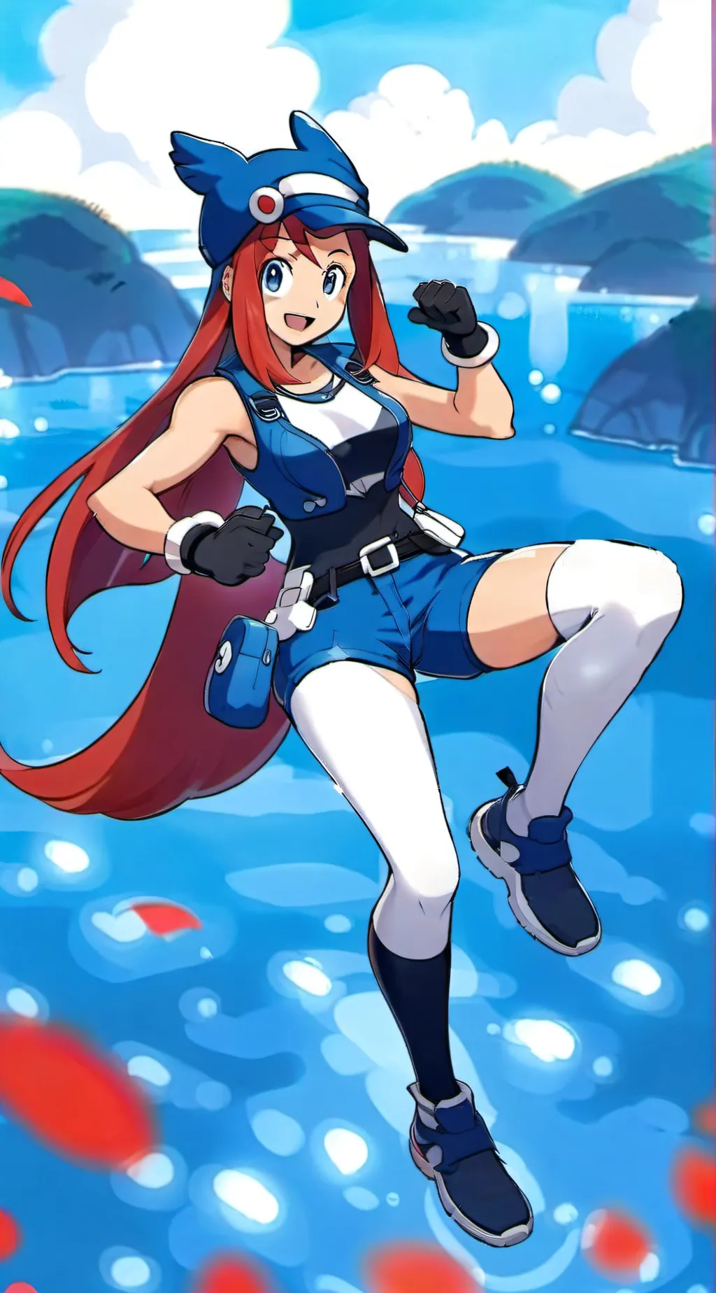 ai character: Skyla (Pokemon) background