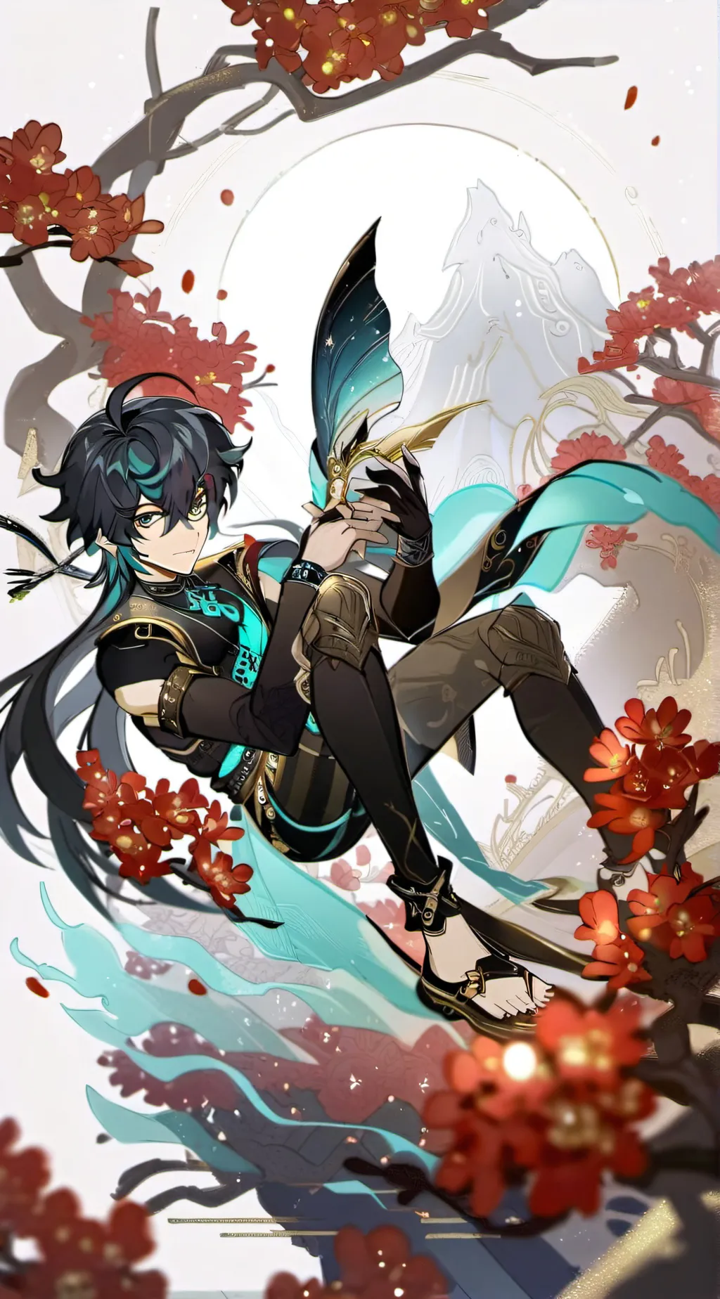 ai character: KINICH OFC background