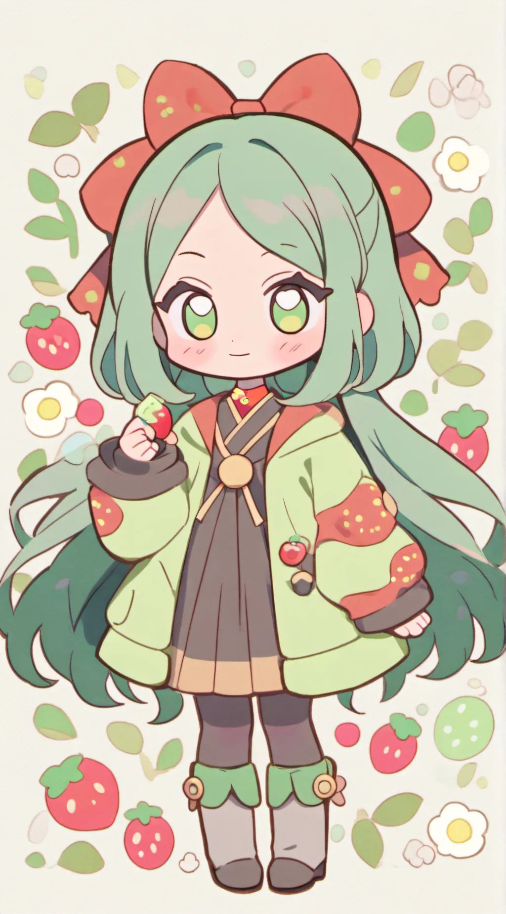 ai character: azalea background