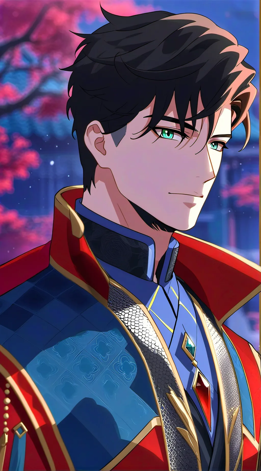 ai character: Mackson yu  background