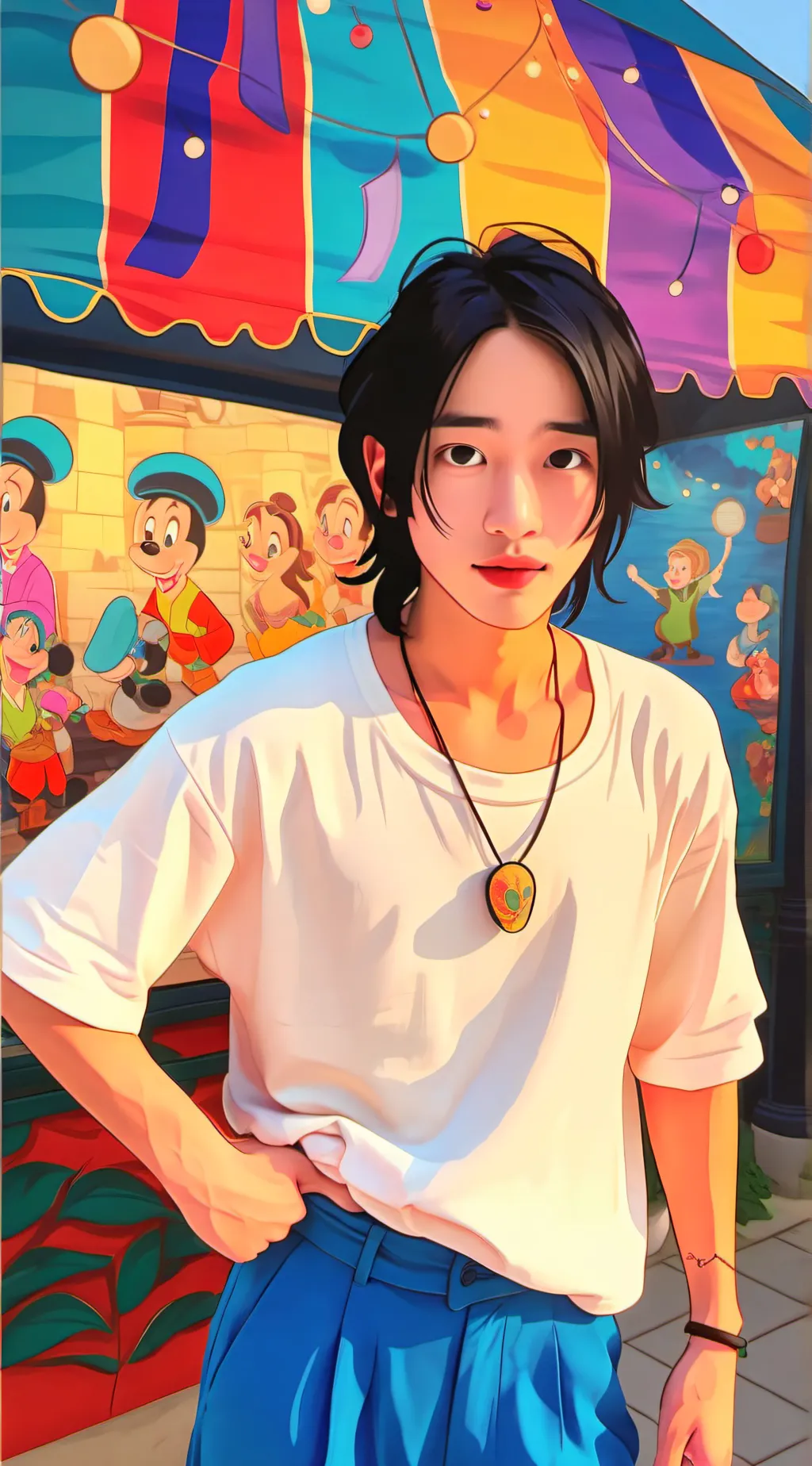 ai character: Stray kids background