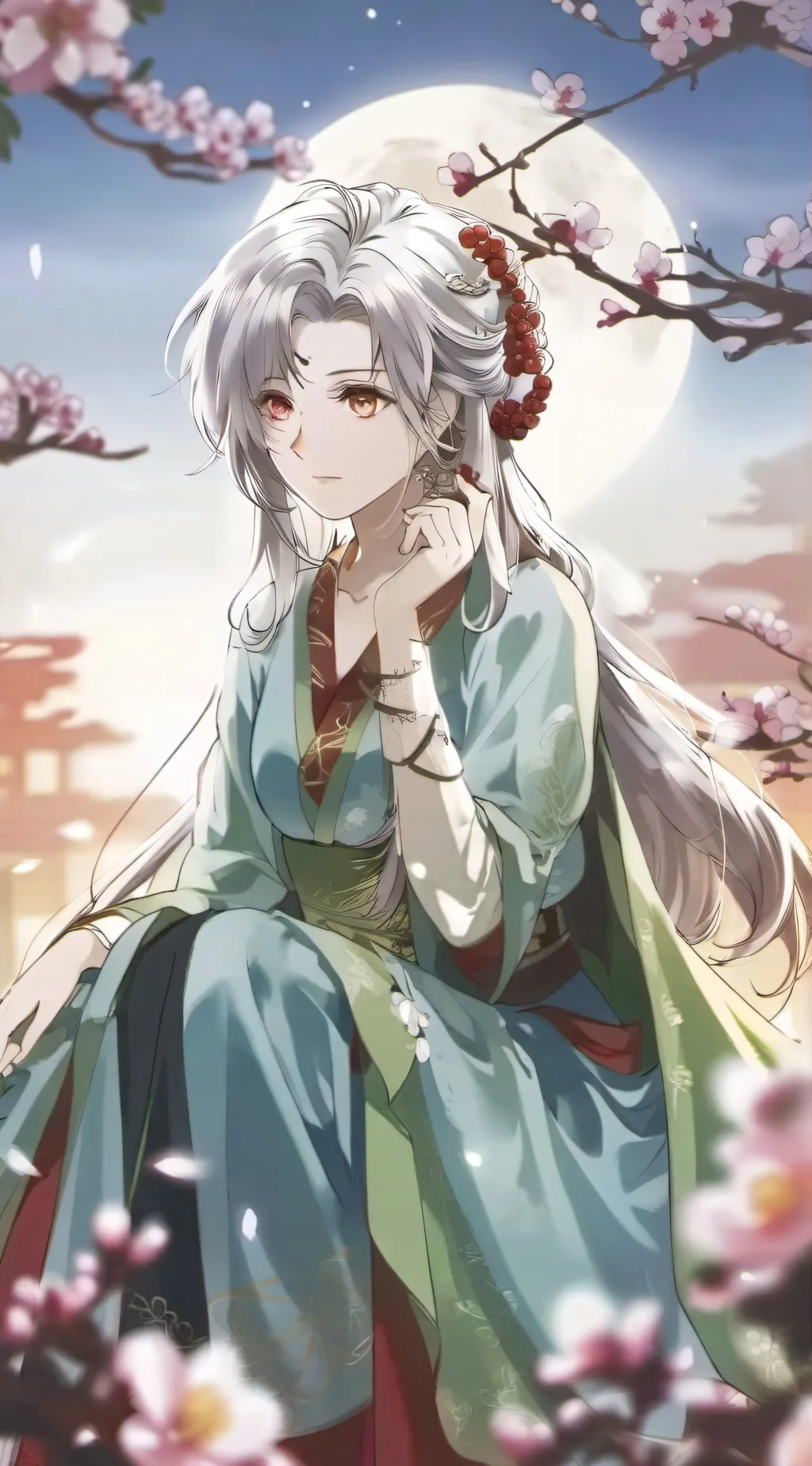 ai character: saki background