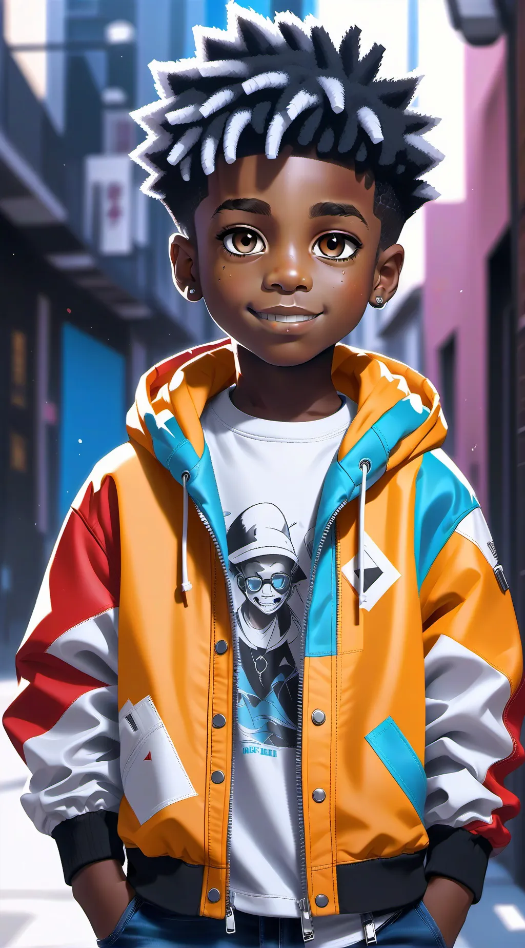 ai character: Brandon  background