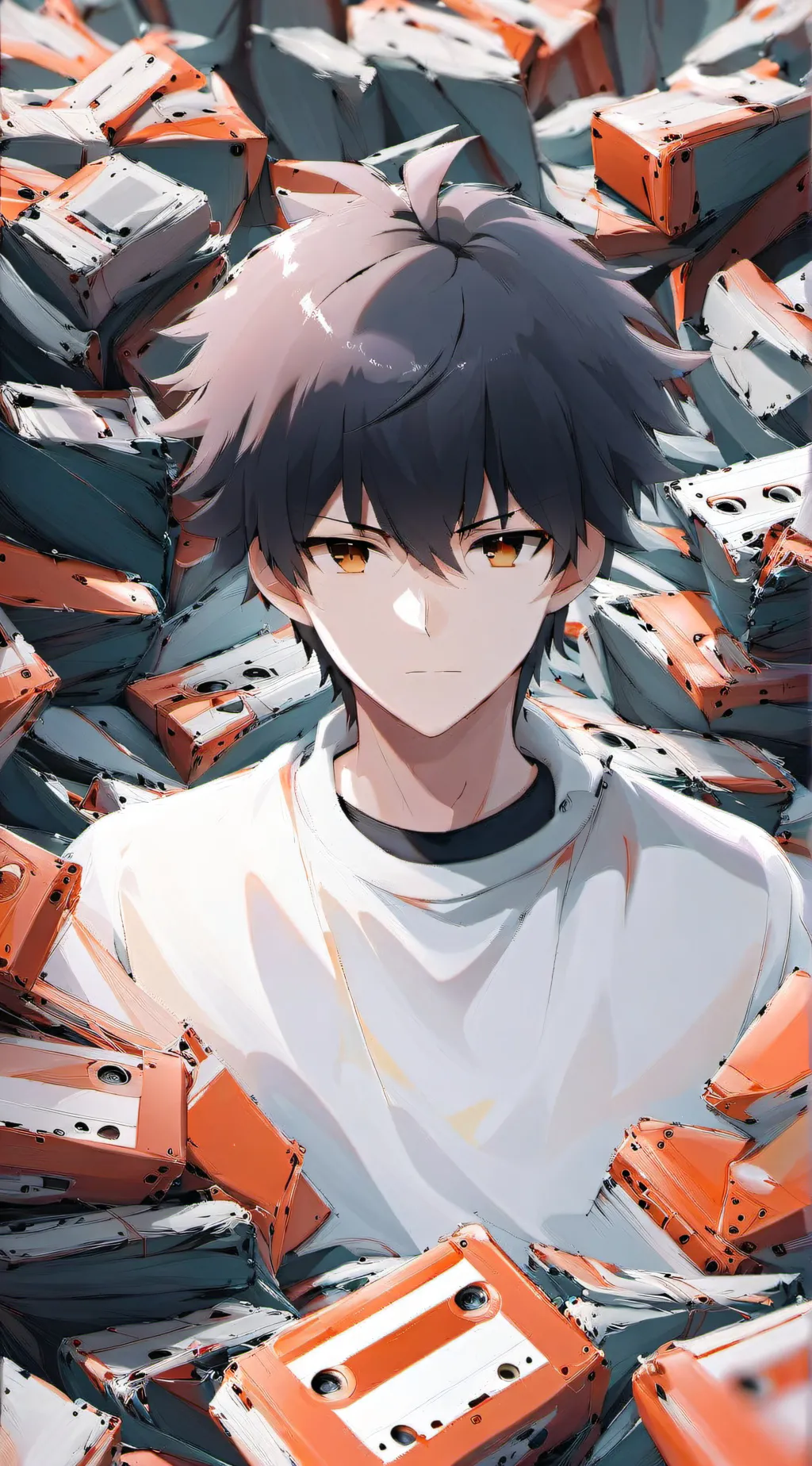 ai character: John drew  background