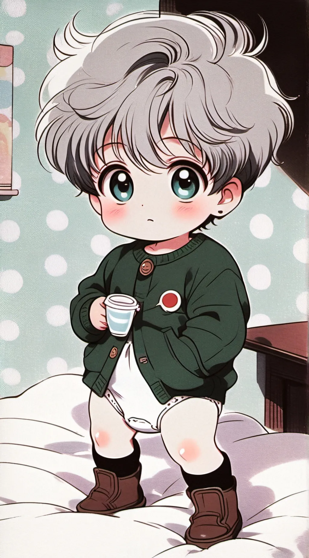 ai character: lil baby William  background