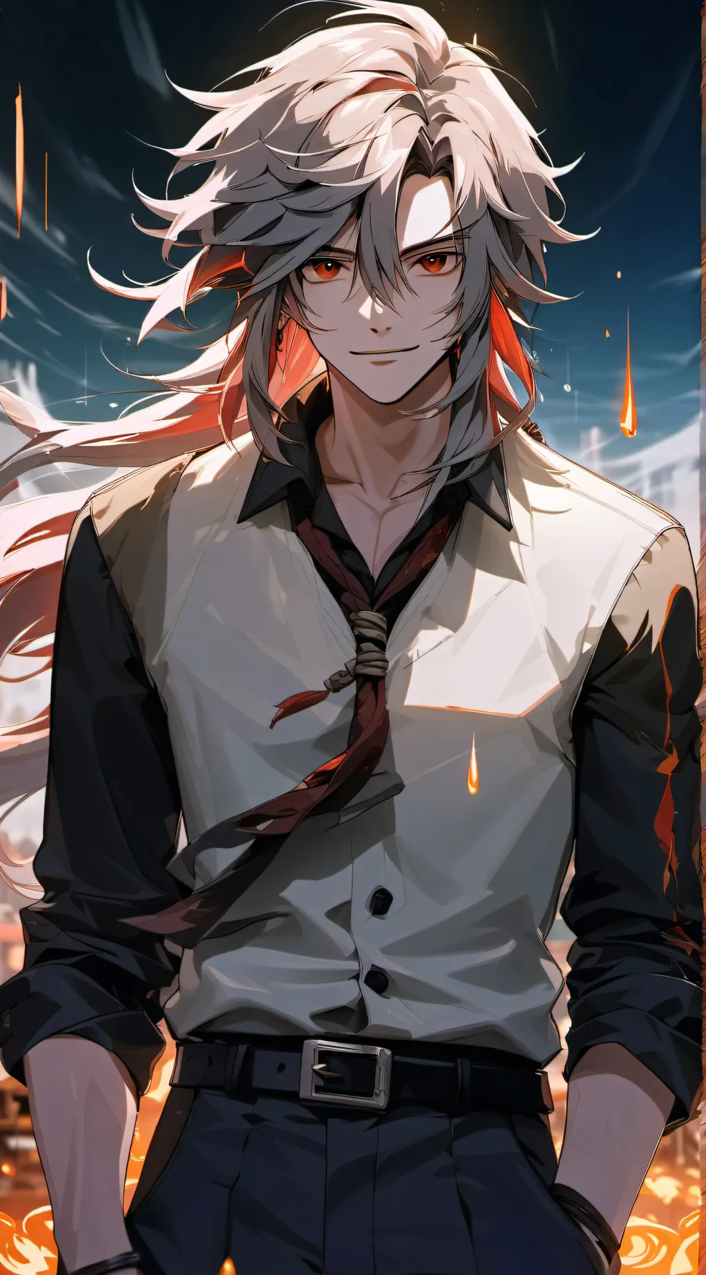 ai character: harvy background