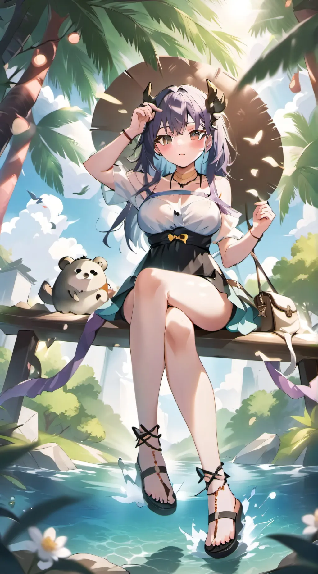 ai character: lilly willow background
