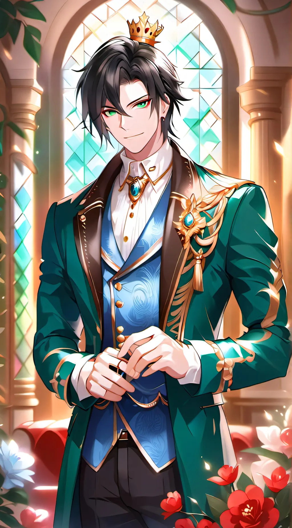 ai character: Crown prince Eric background