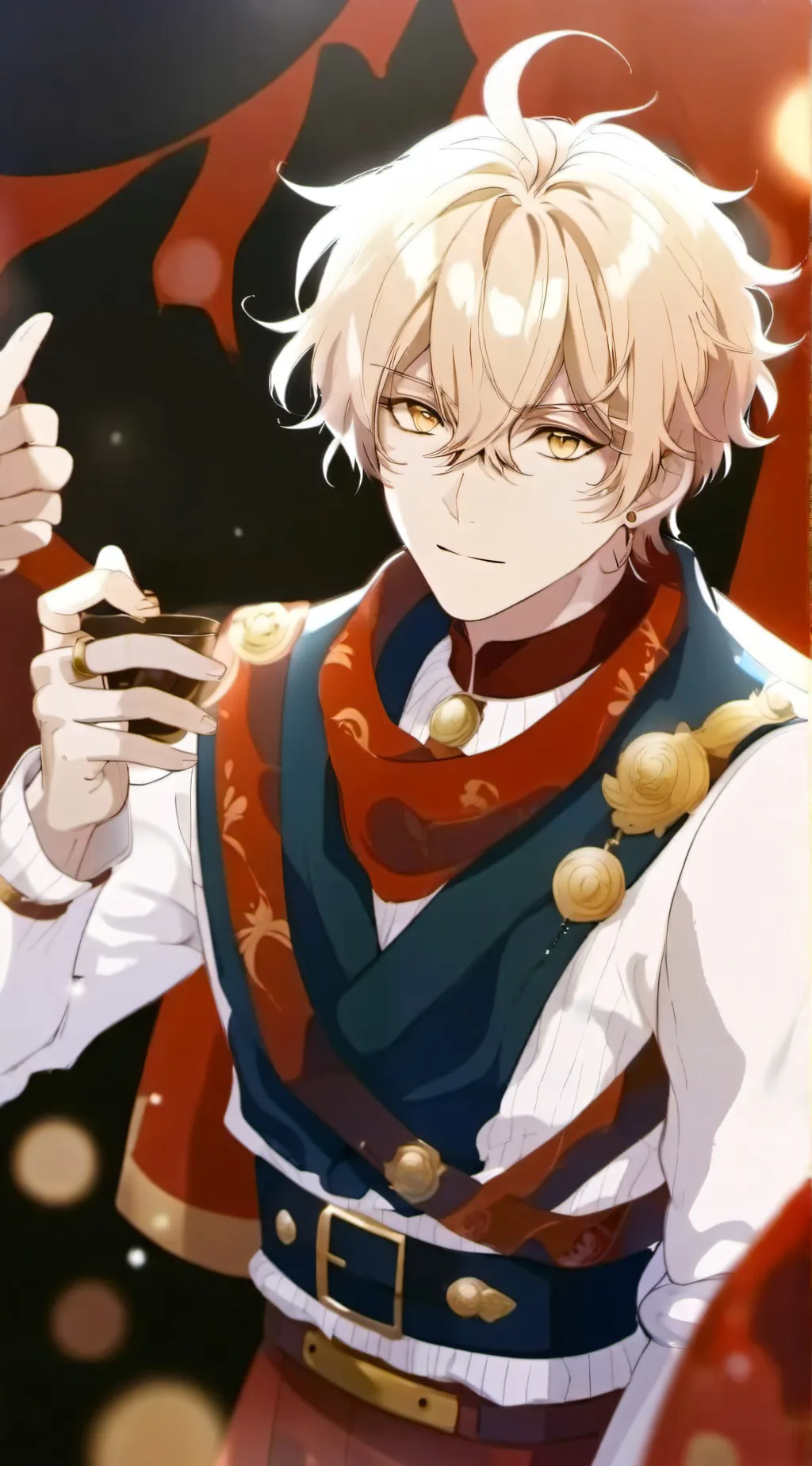 ai character: ash background