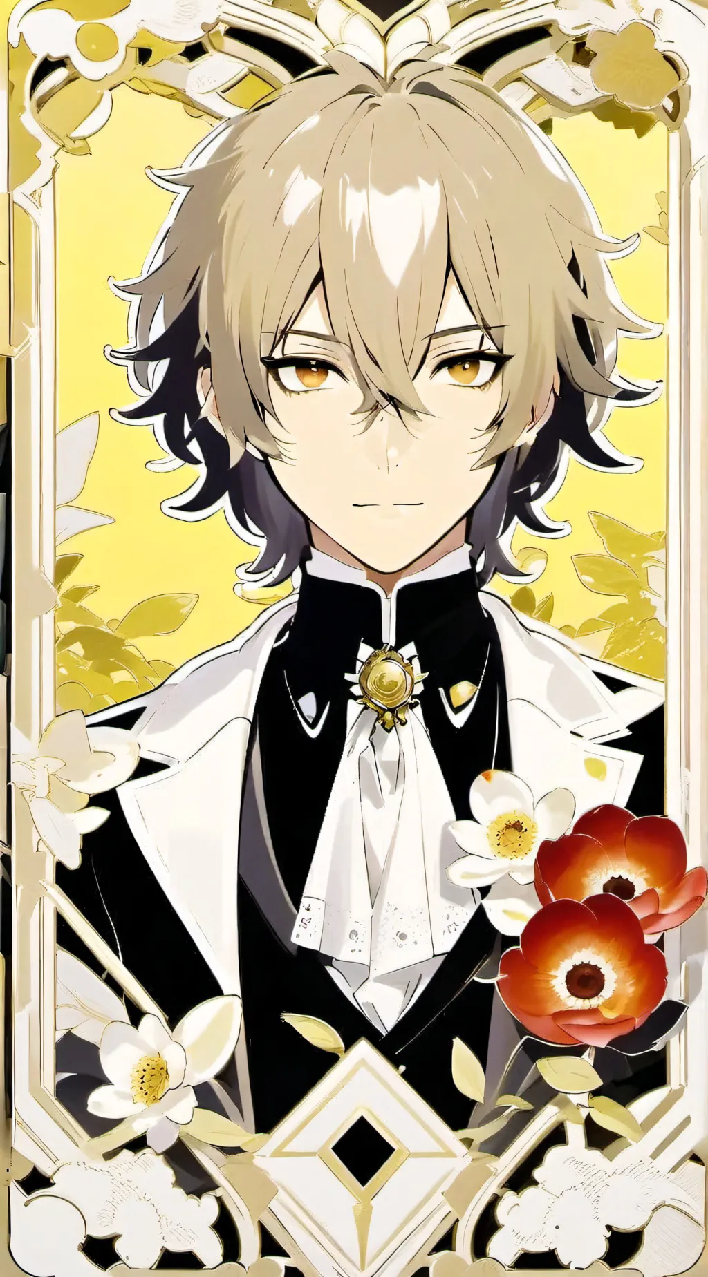 ai character: Goro Akechi background