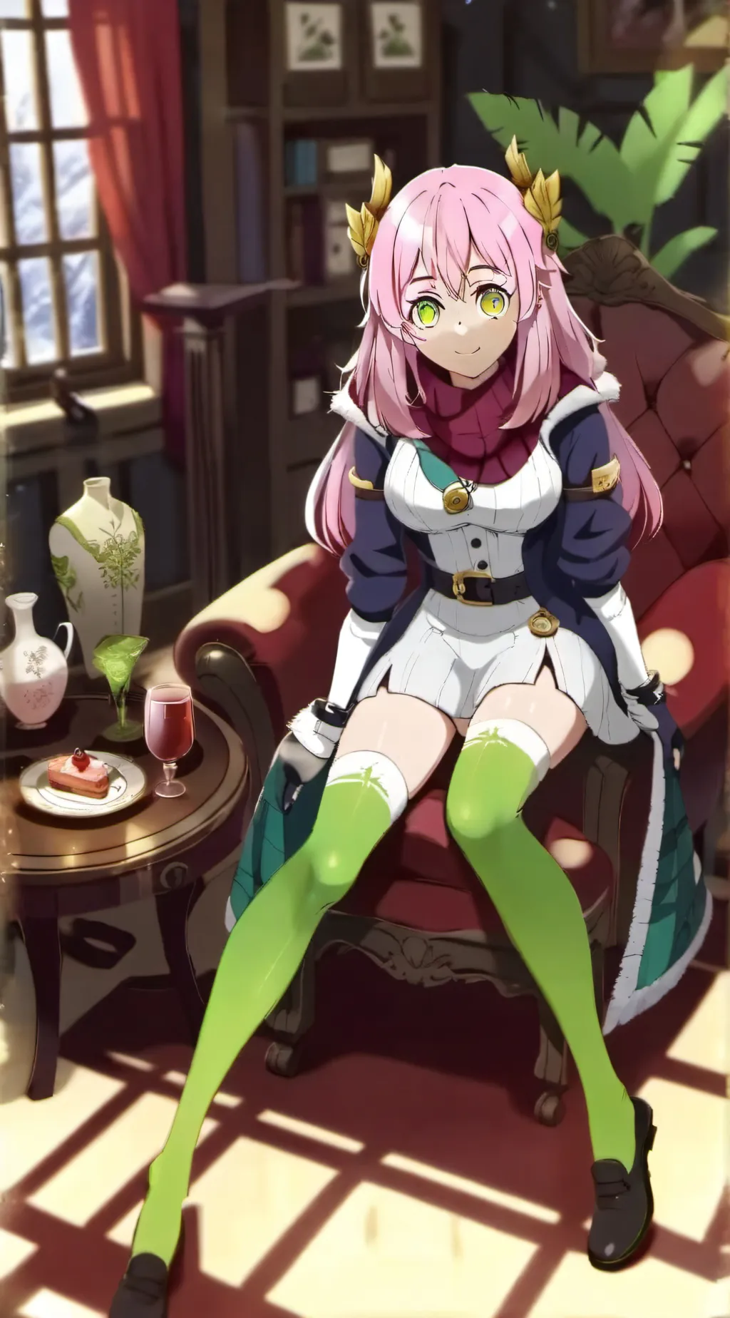 ai character: Mitsuri (winder) background