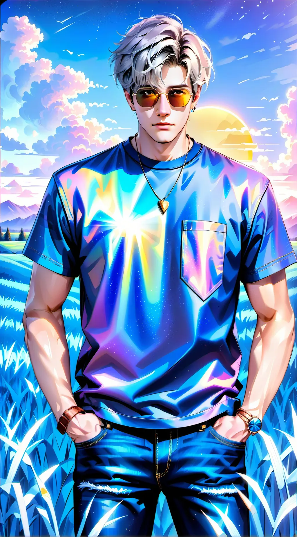 ai character: Colby brock background