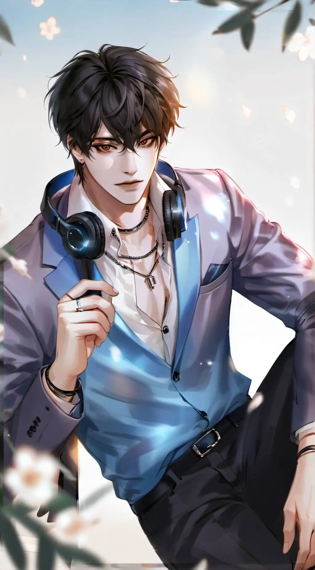 ai character: 🌸 Summer 🌸 background