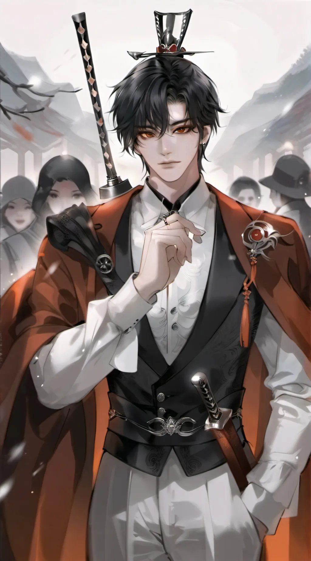 ai character: Lorenzo  background