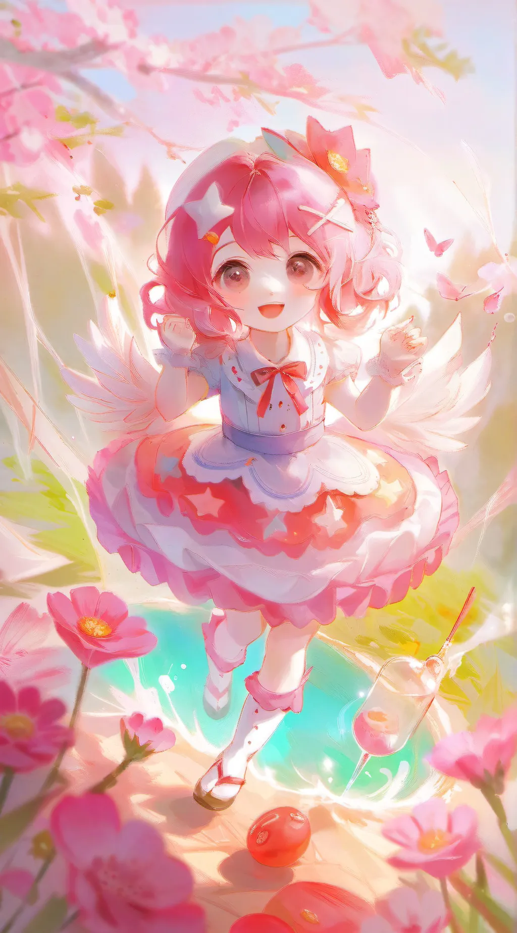 ai character: treat like a baby background