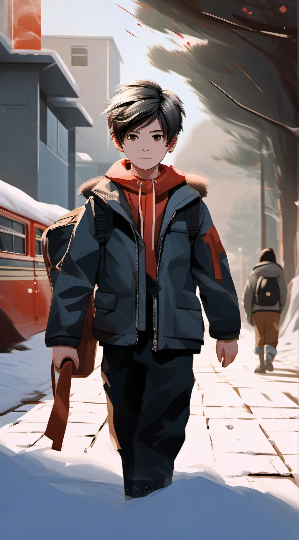 ai character: Sekolah 09 part 2 background