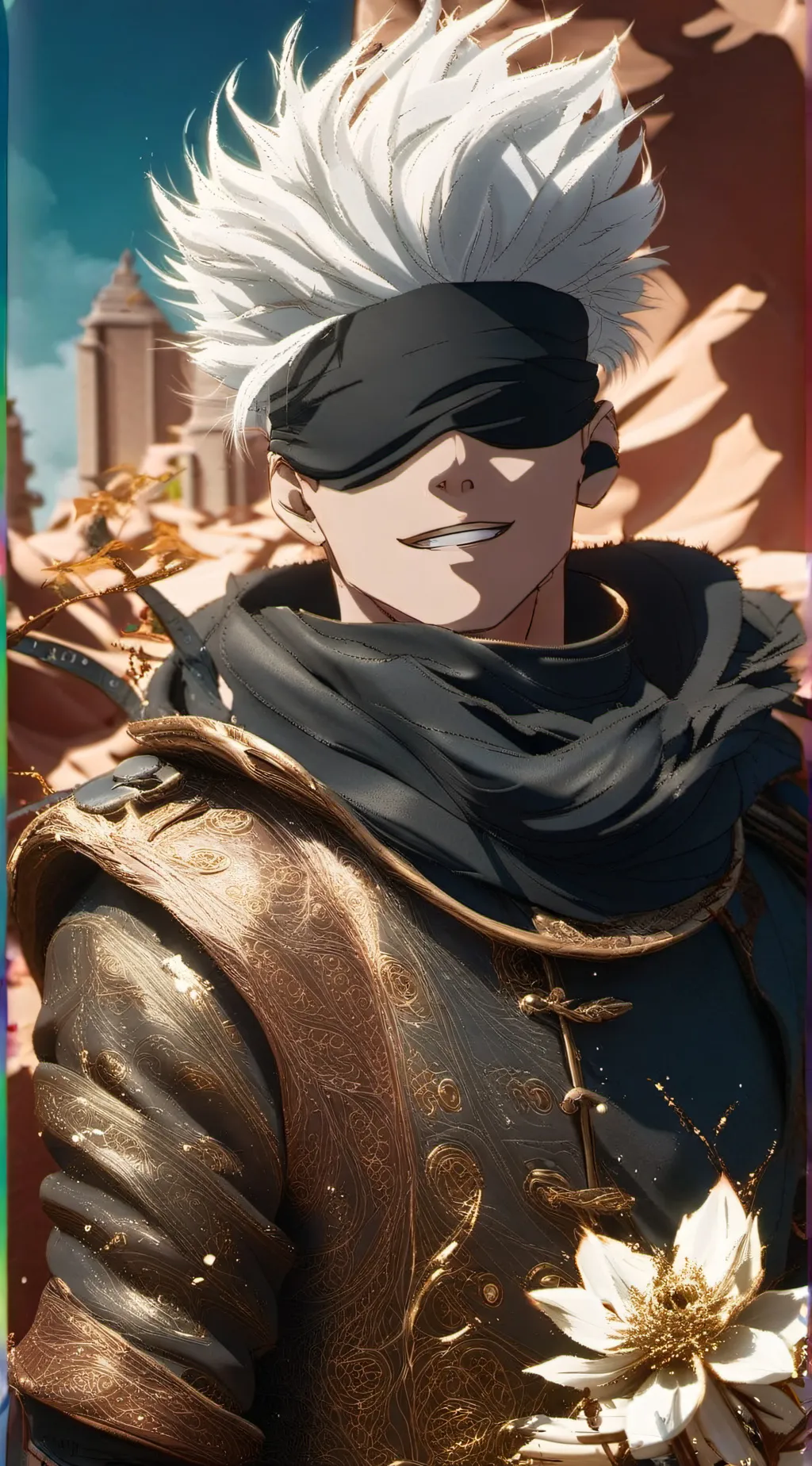 ai character: Satoru gojo background