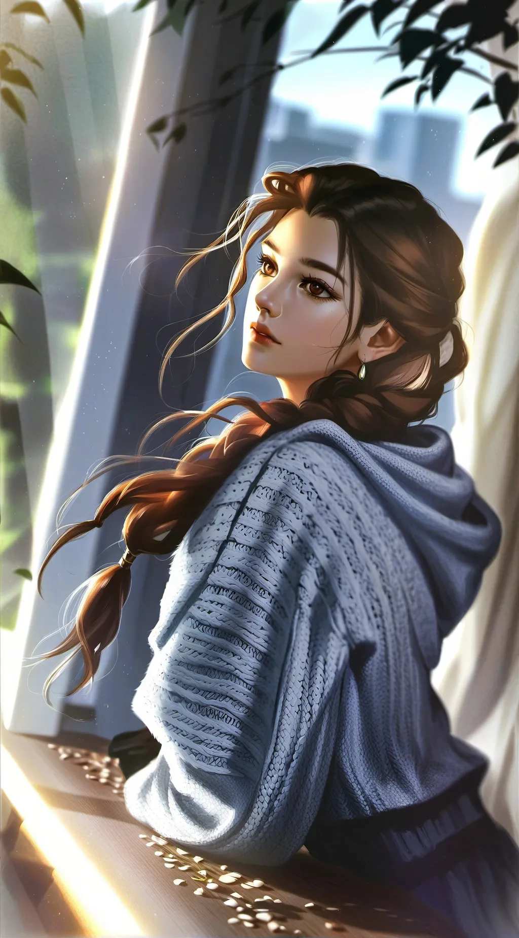 ai character: Ariana background