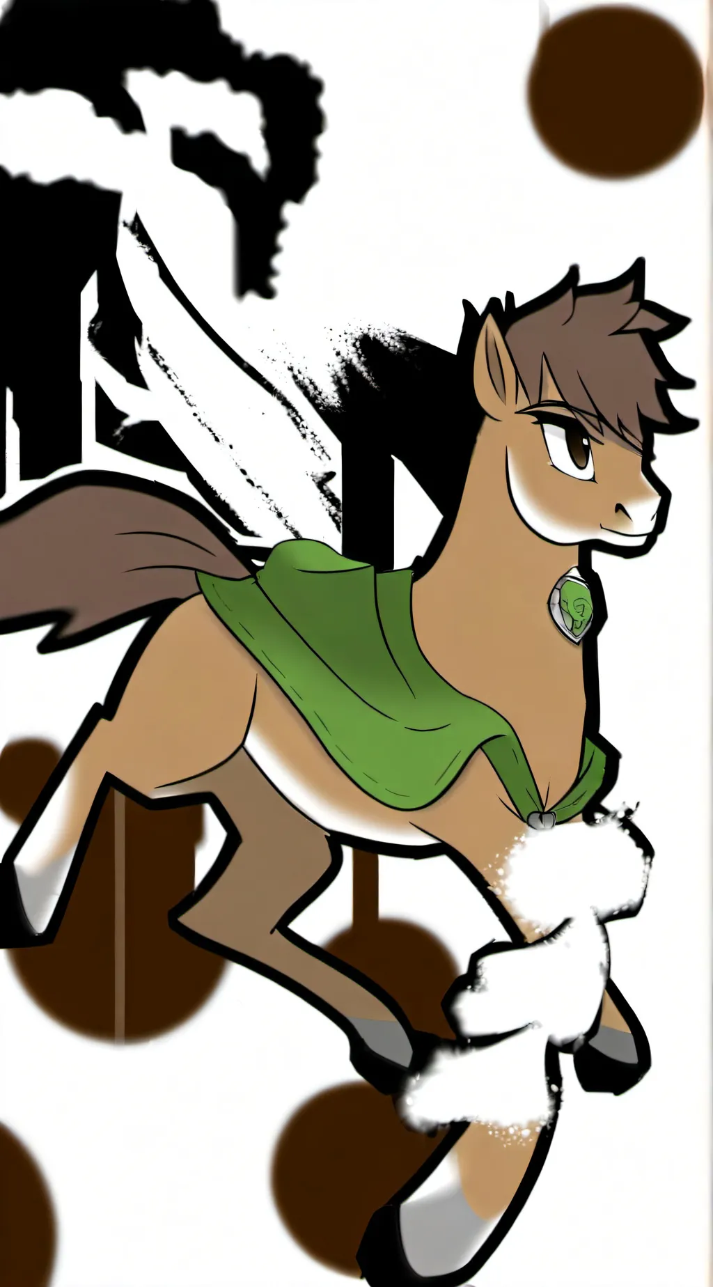 ai character: Shingeki No Pony background
